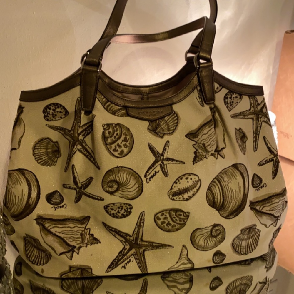Coach Beach themed bag